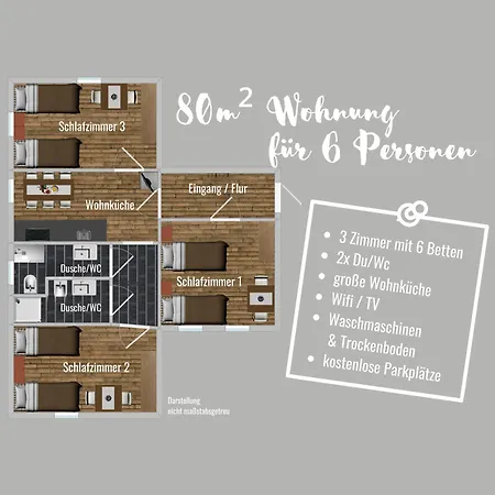 Alter Bahnhof - Monteurswohnungen *